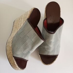 Marc By Marc Jacobs Denim Woven Wedge
